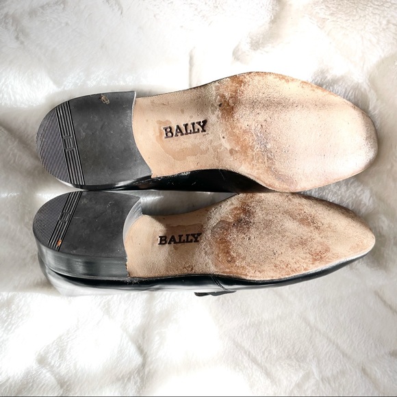 Rochester Bally Mens Shoes Black Sz. 8M S - Picture 13 of 15